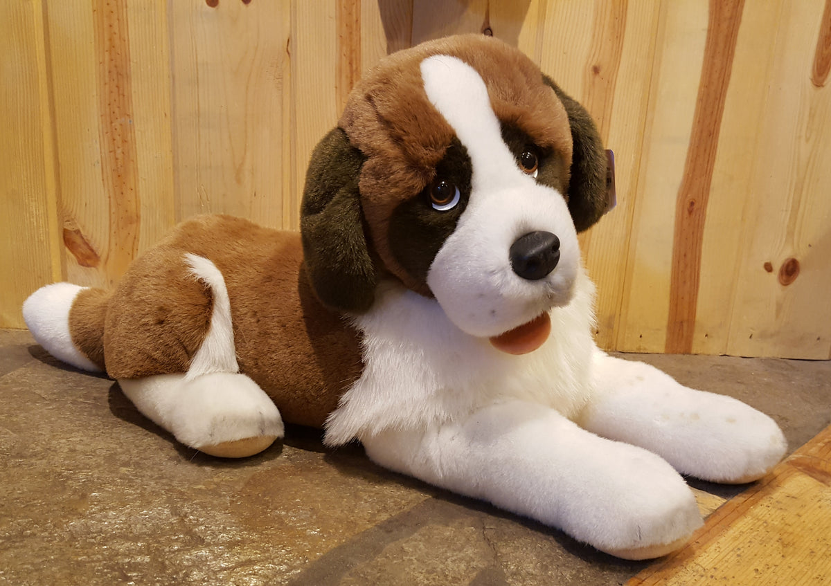 Giant stuffed hotsell st bernard