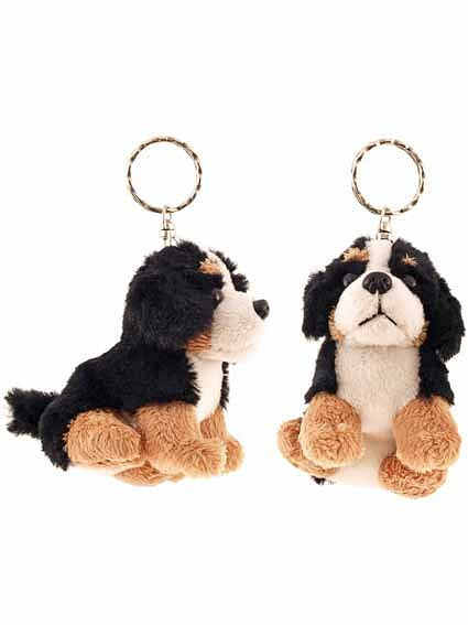 Happy Dog Keychain  Dog keychain, Keychain, Black and white dog
